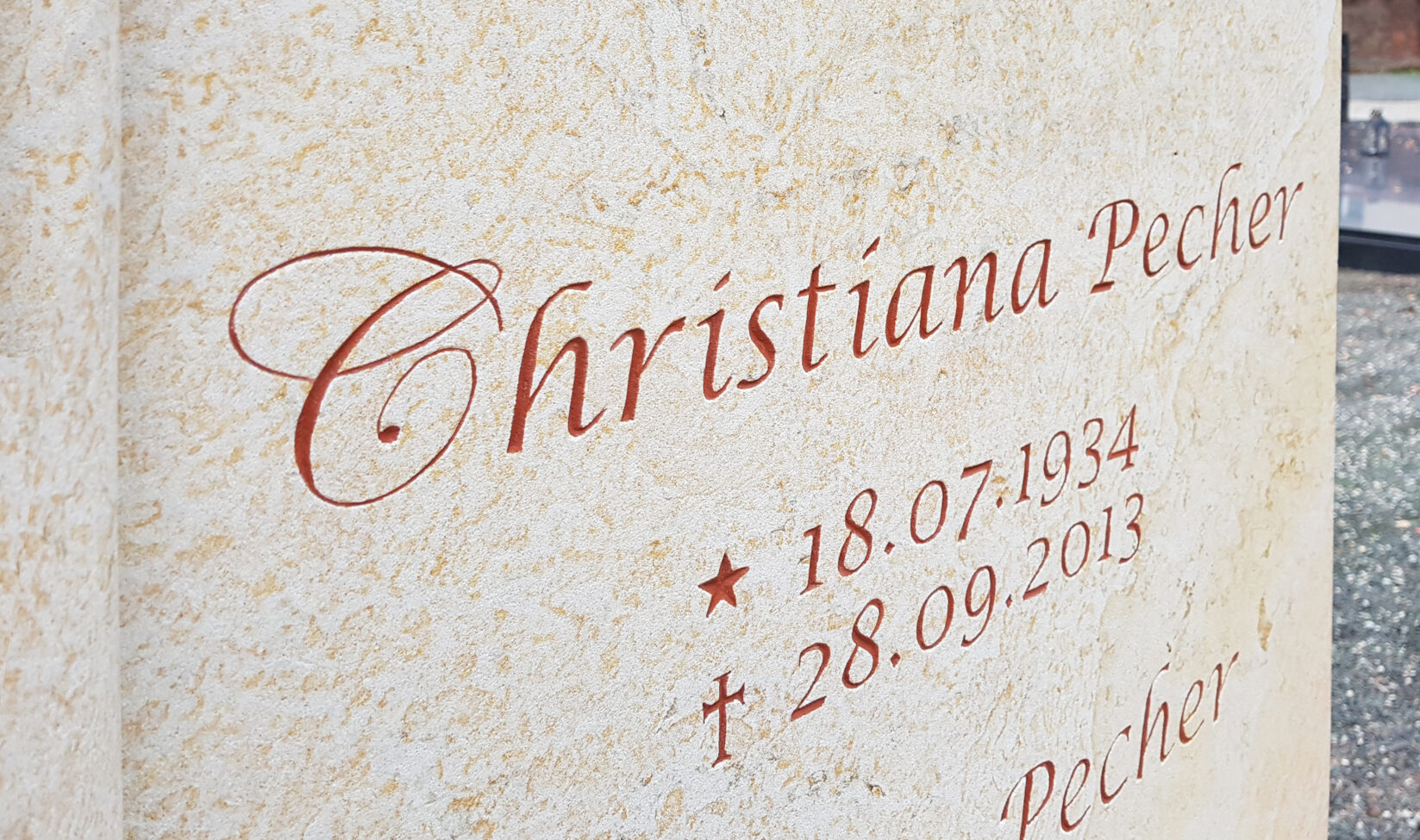 Stilvolle Grabsteine Referenz