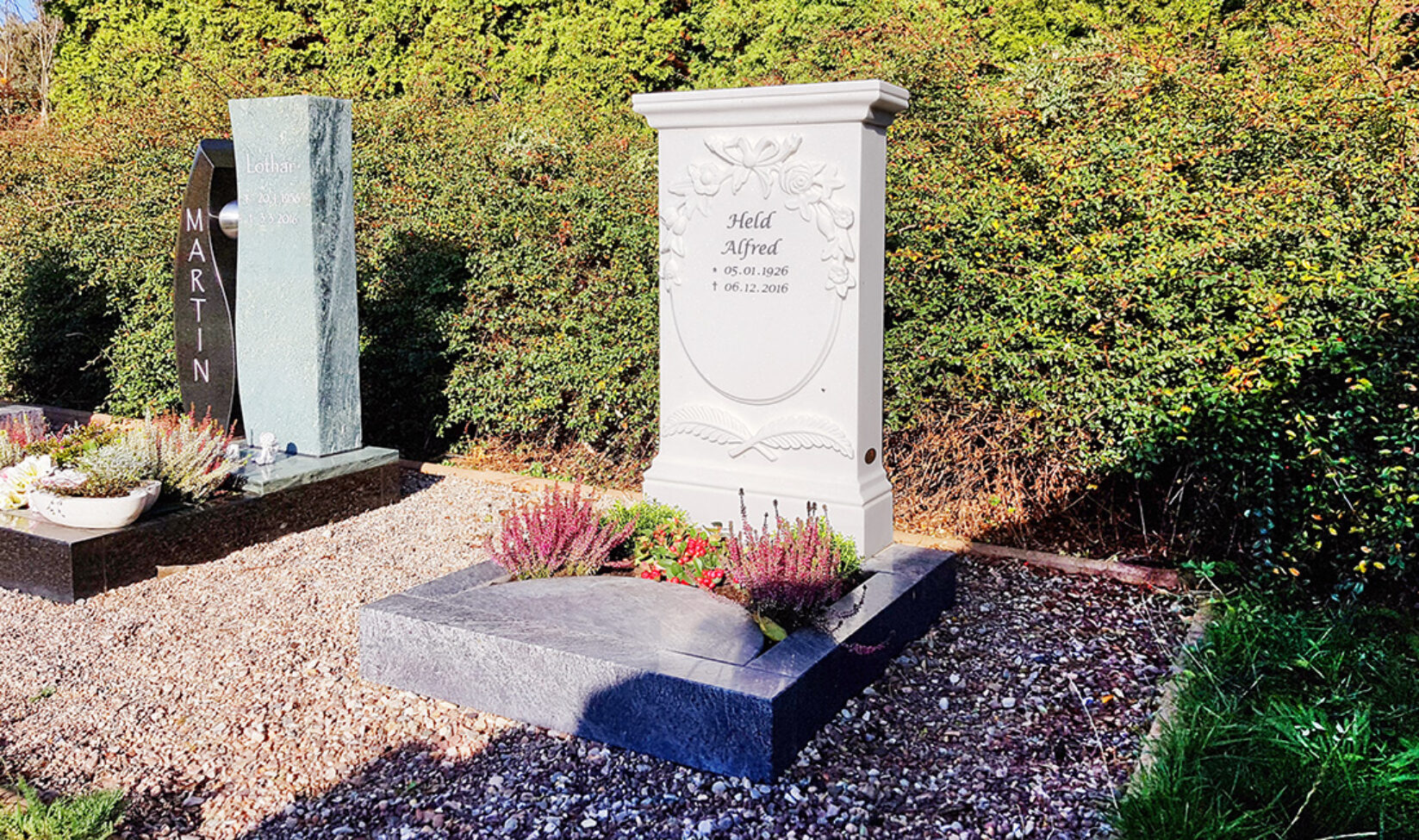 Stilvolle Grabsteine Referenz