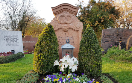 Vaterstetten Friedhof Doppelgrab Schüssel