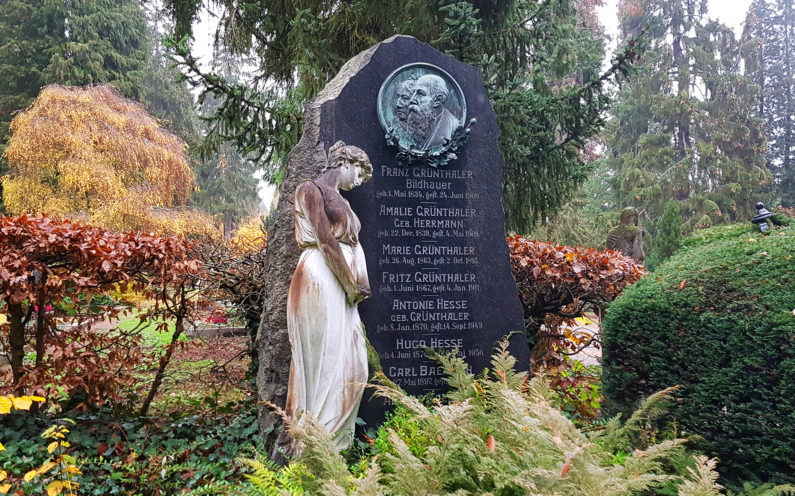 Wiesbaden Nordfriedhof historische Familiengrabstätte Franz Grünthaler - 2