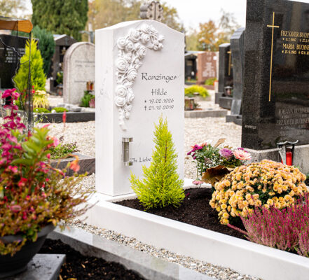 Rosenheim Friedhof Einzelgrabstätte Ranzinger