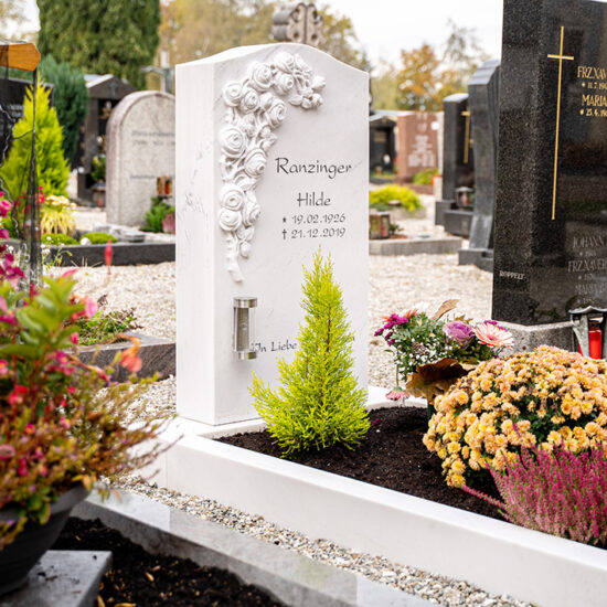 Rosenheim Friedhof Einzelgrabstätte Ranzinger