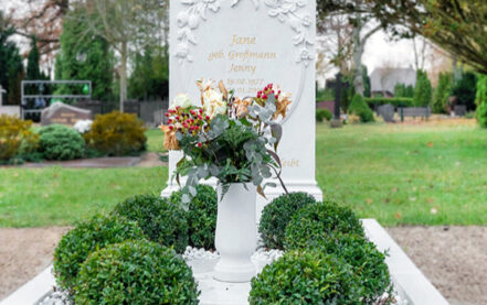 Prenzlau Städtischer Friedhof Einzelgrabanlage Großmann