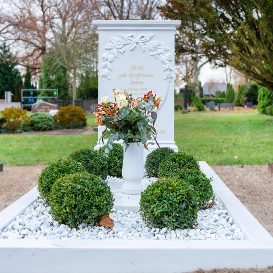 Prenzlau Städtischer Friedhof Einzelgrabanlage Großmann