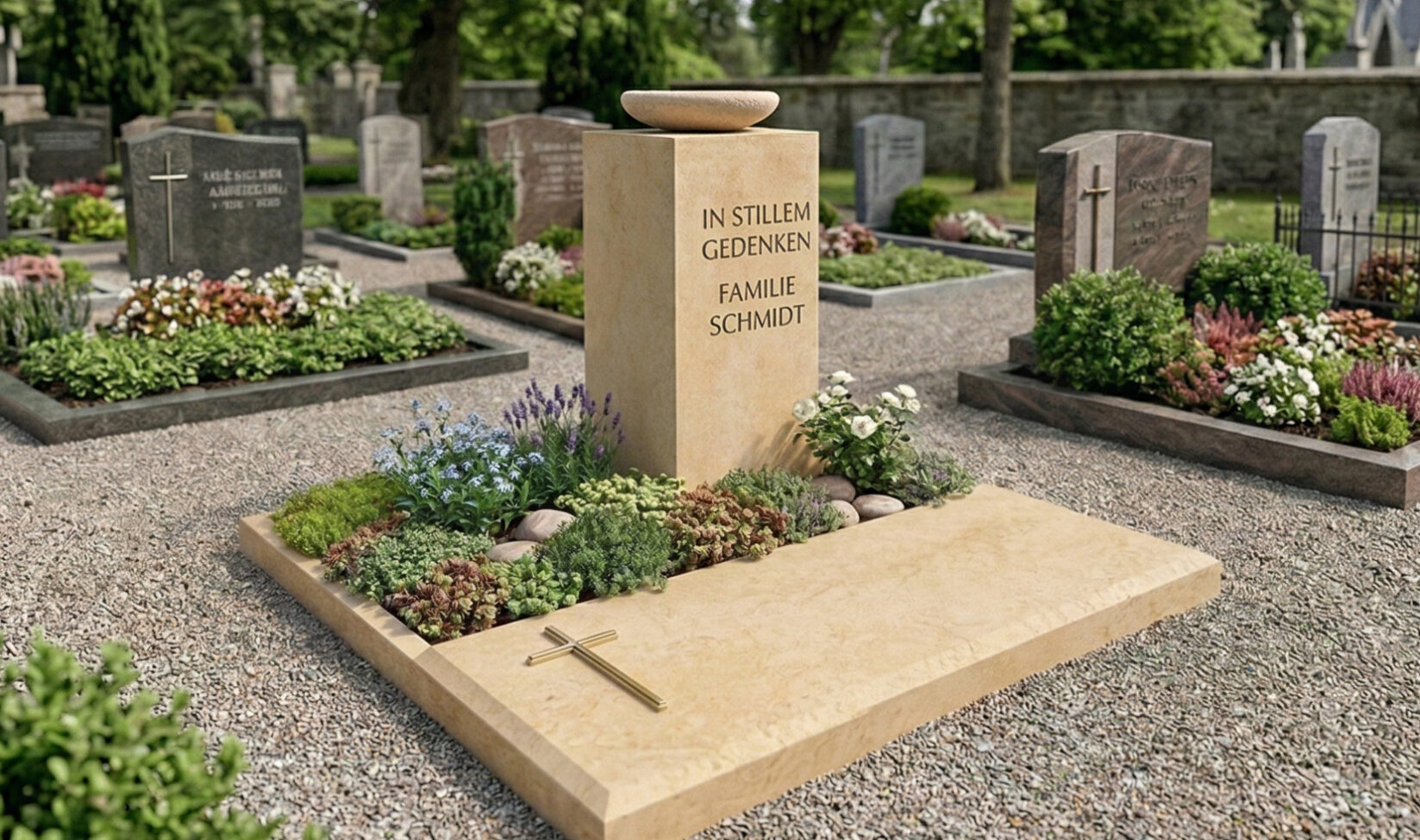 Urnengräber gestalten & bepflanzen