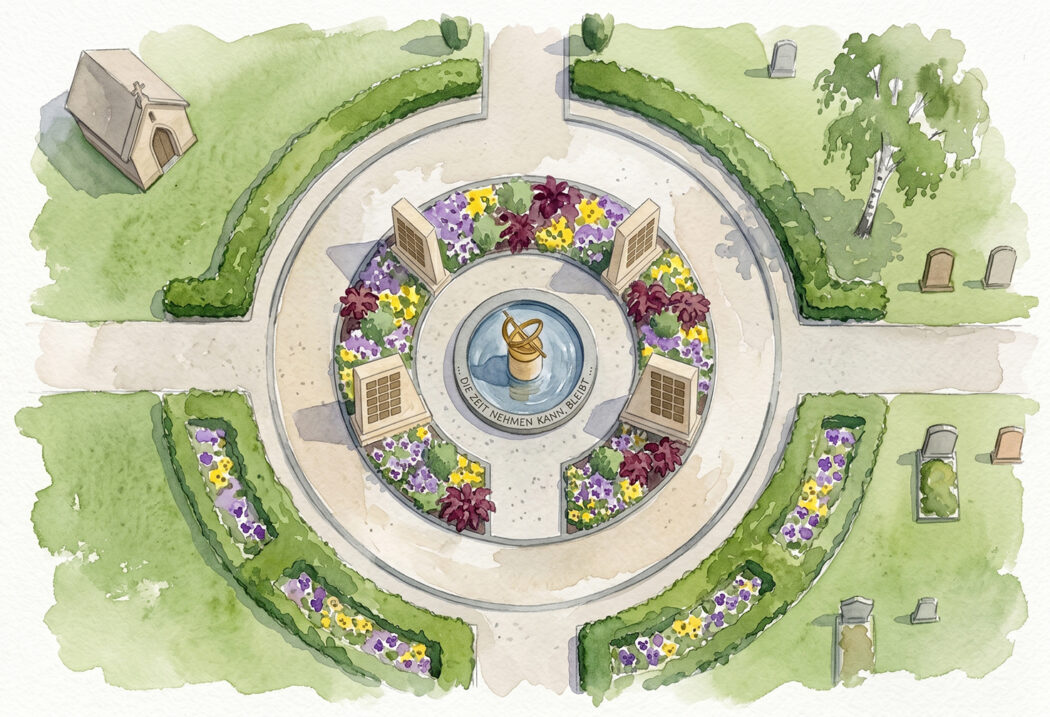 Grundriss des Gemeinschaftsgrabrabes 