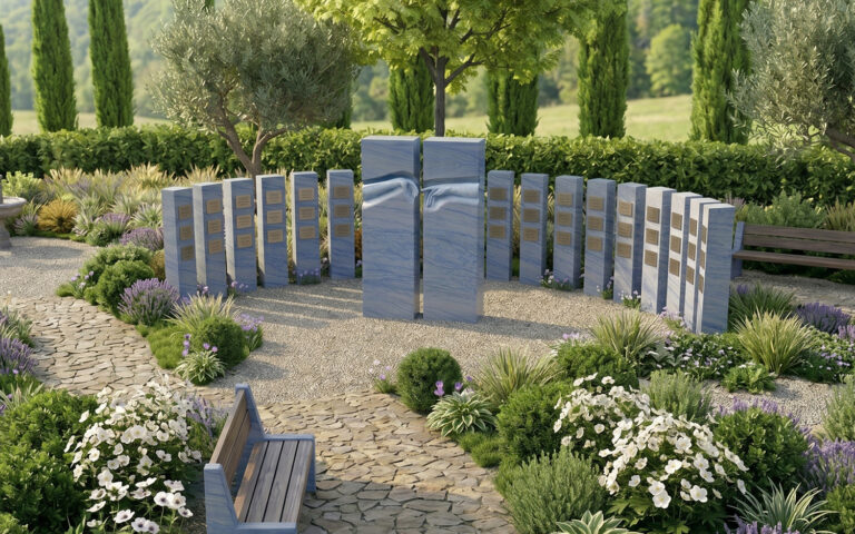 Gemeinschaftsgrabstätte mit Urnenstelen 03