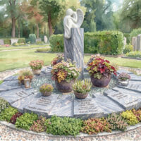 Pflegefreies Gemeinschaftsgrab für Urnen mit bis zu 32 Urnenplätzen