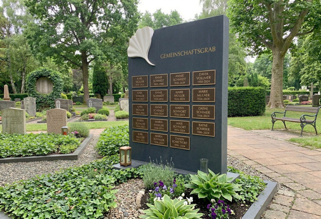 Optional ist es möglich bei dieser Gemeinschaftsgrabstätte auch die Rückseite zu beschriften.