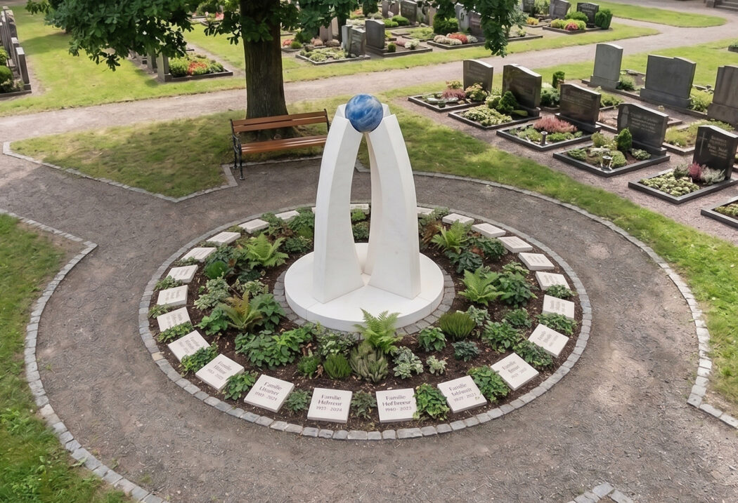 Urnengrabanlagen in modernem Design